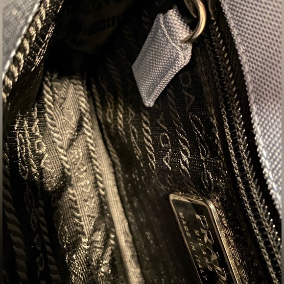 Prada shoulder bag blue bow. Prada handbag. Prada mini or small bag. Prada blue - Picture 6 of 13